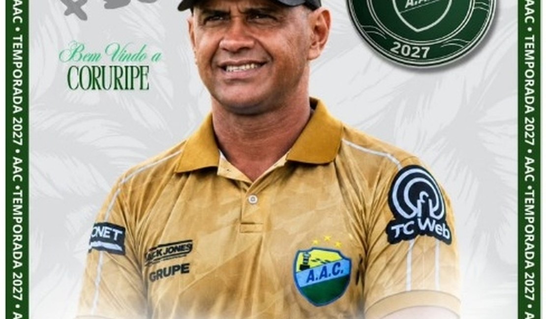 Coruripe anuncia o auxiliar técnico Paulo Sérgio