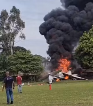 Queda de avião de pequeno porte deixa dois mortos no interior de SP