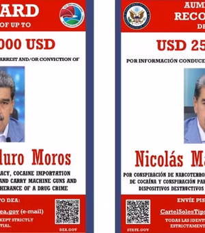 EUA oferecem US$ 25 milhões por informações que levem à prisão de Nicolás Maduro