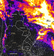 Ciclone no litoral brasileiro contribui para recorde de chuvas no país