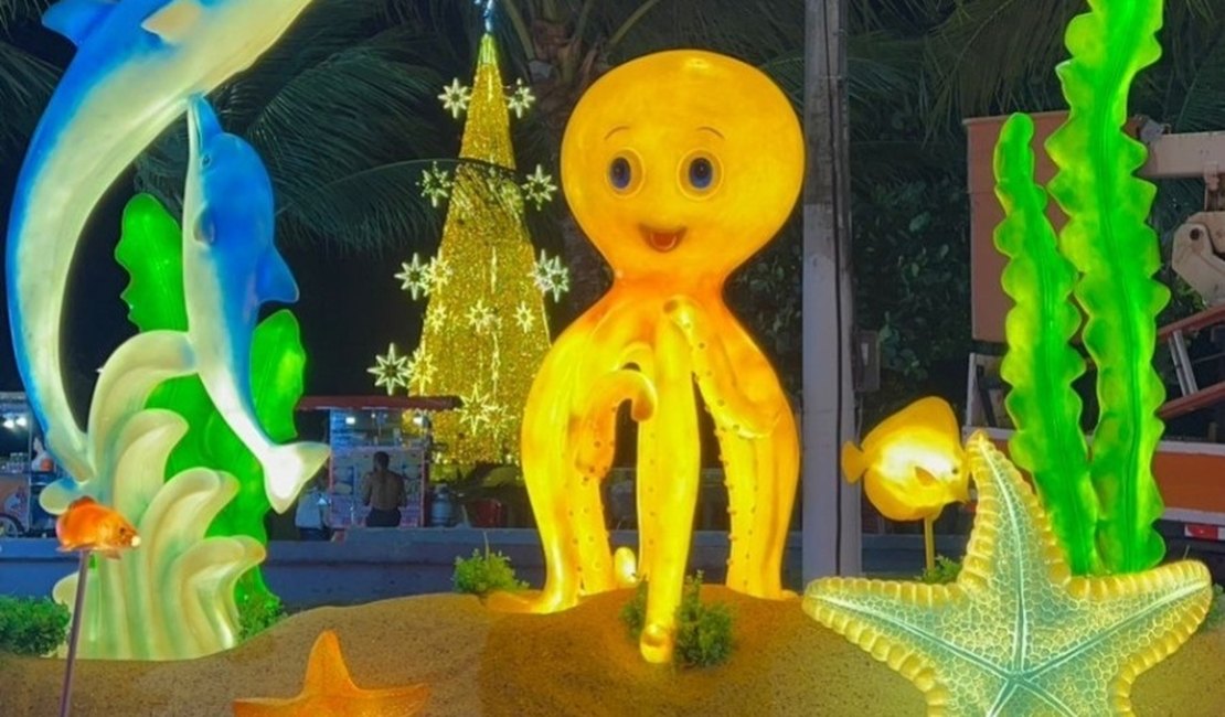 Natal de Todos Nós ganha elementos marítimos que simbolizam Maceió