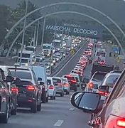 Blitz do BPTran provoca congestionamento de mais de cinco quilômetros