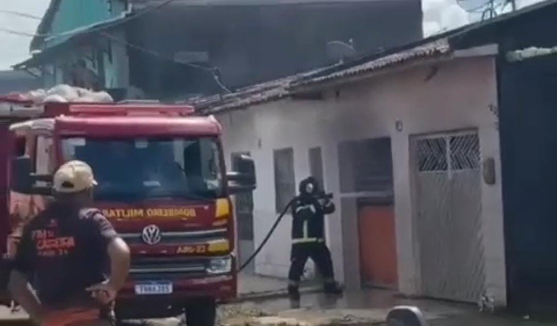 Residência de suspeito de matar o sogro é incendiada em São Miguel dos Campos