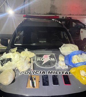 Força Tarefa apreende arma e mais de dois quilos de cocaína no Trapiche