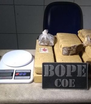 Polícia apreende crack e sete quilos de maconha após denúncia anônima