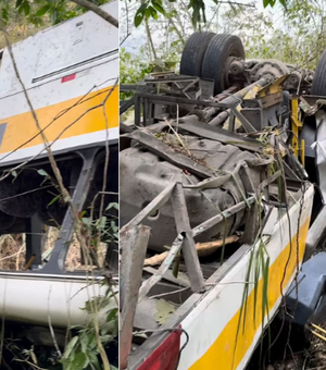 Ônibus que caiu na Serra da Barriga estava com vistorias em dia, diz MP