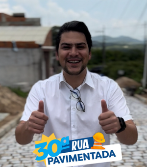 Pavimentação avança em Santana do Ipanema: 30 ruas em oito meses