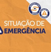 Governo reconhece situação de emergência em cidades alagoanas afetadas pela estiagem