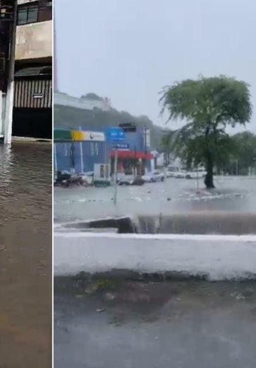 [Vídeo] Chuva provoca alagamentos, trânsito e transtornos em Maceió