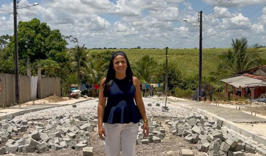 Prefeita de São Luís do Quitunde anuncia pavimentação do assentamento Amor