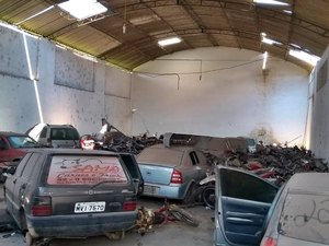 Ladrões invadem deposito da SMTT durante a madrugada em São Miguel dos Campos