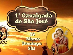 Paróquia de São José de Arapiraca realiza 1ª Cavalgada em homenagem ao santo e Leilão de Prendas