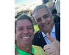 Cabo Bebeto e Alfredo Gaspar participam de caminhada em Brasília a favor da anistia