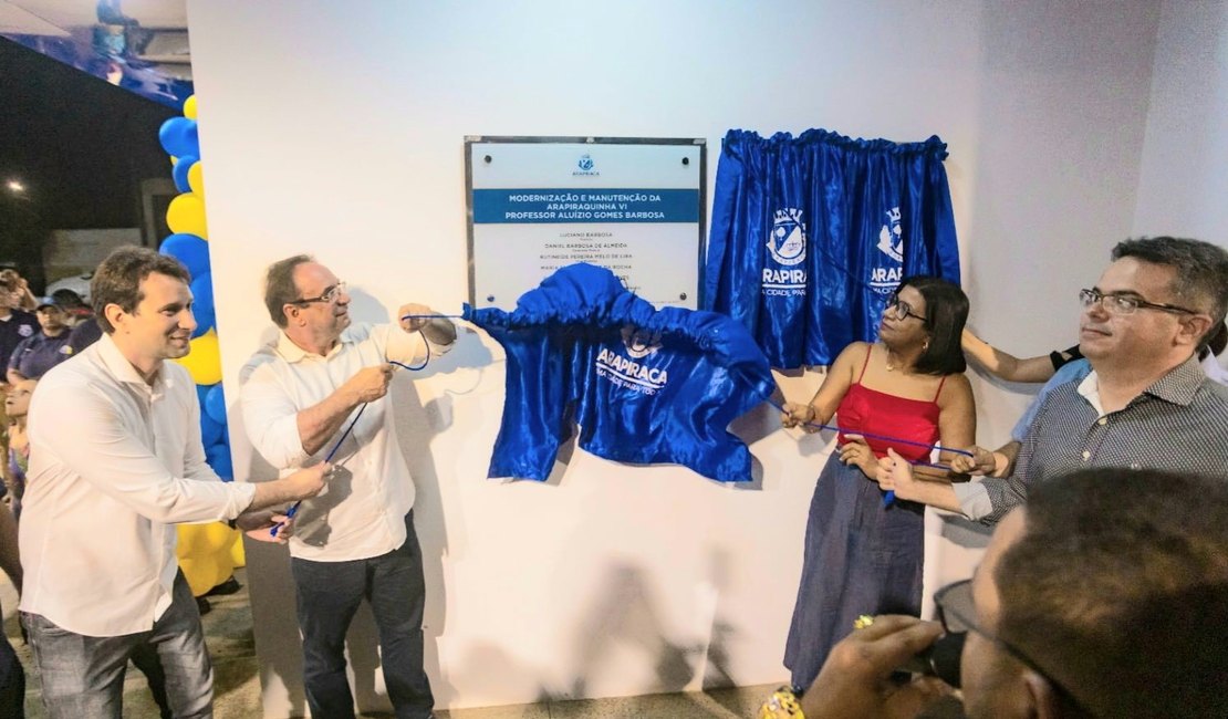 Prefeito Luciano Barbosa entrega biblioteca Arapiraquinha com sala de tecnologia aos moradores do Planalto