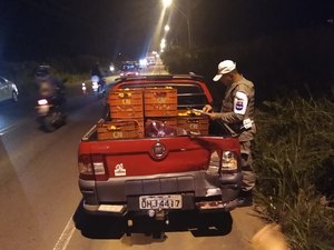 Colisão traseira é registrada na AL 115 em Arapiraca