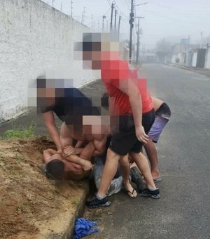 Crossfiteiros detém homem praticando ato obsceno em rua de Arapiraca