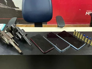 Polícia intercepta grupo armado com celulares roubados em Joaquim Gomes