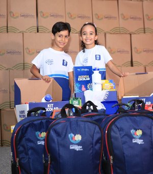 Mais de 6 mil kits serão entregues a alunos da rede municipal de São Sebastião