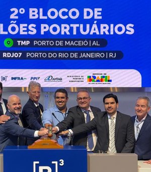 Porto de Maceió tem Terminal de Passageiros arrematado em leilão realizado na B3