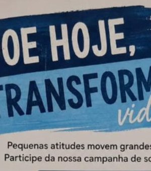 Alunos arrecadam alimentos e produtos de higiene para Casa dos Velhinhos