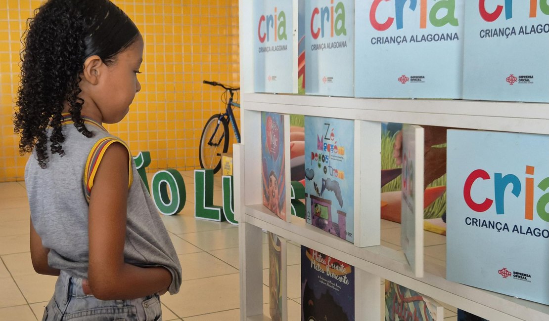 Selo de livros infantis da Imprensa Oficial é destaque em São Luís do Quitunde
