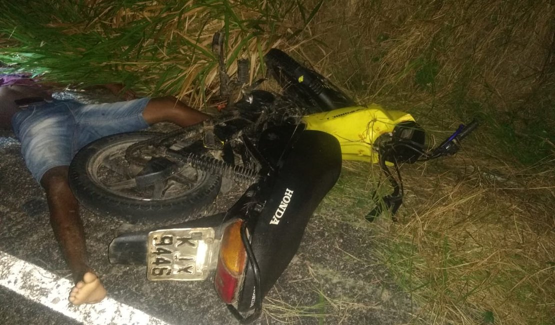 Acidente com moto deixa dois mortos na rodovia AL 460
