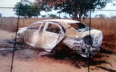 Carro usado na fuga foi queimado dias depois do crime