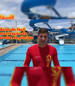 [Vídeo] Corpo de Bombeiros orienta para evitar afogamentos em piscinas