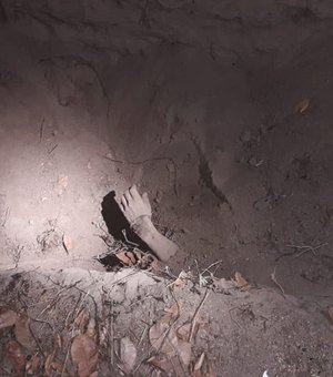Polícia encontra corpo enterrado em cova rasa em Girau do Ponciano