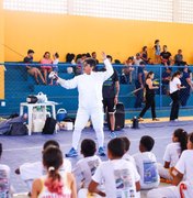 Estudantes de escolas municipais participam do Vivenciando o Esporte