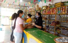 Ponto de venda de fogos no Jaraguá