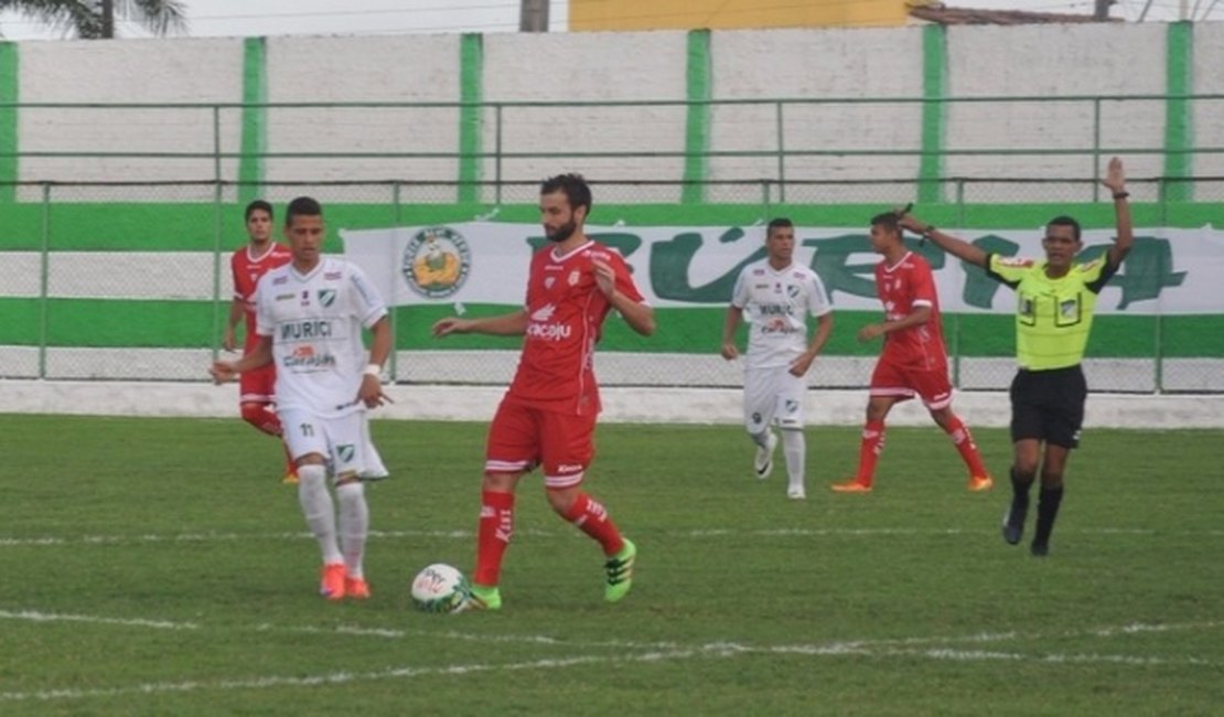 Após vencer o Sergipe, Murici terá duelo decisivo com o Fluminense de Feira de Santana