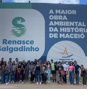 Universitários visitam canteiro de obras e conhecem projeto Renasce Salgadinho