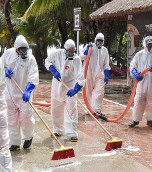 Coronavírus: Prefeitura realiza ações de limpeza no combate à pandemia