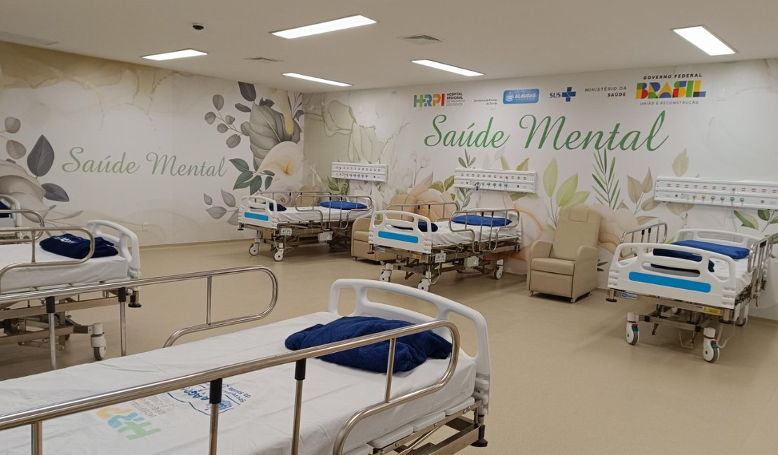 Hospital Regional de Palmeira dos Índios amplia rede de assistência com novos leitos de saúde mental