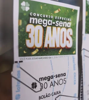 Mega 30 anos sorteia prêmio especial de R$ 320 milhões; assista aqui