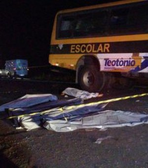 Ônibus escolar que seguia para São Sebastião provocou o acidente na AL-110, diz IC 
