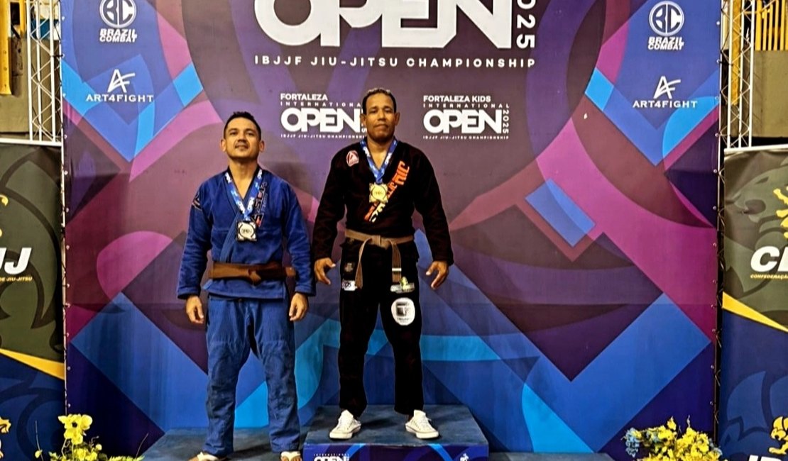 Arapiraquense Alexandre Negão é campeão de Jiu-jitsu no CE representando Palmeira dos Índios