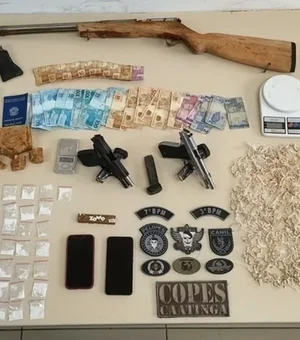 Casal suspeito de homicídios é preso após troca tiros com a polícia