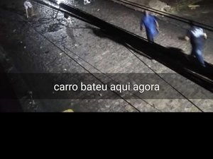 Jovem fica ferido ao bater carro em Matriz de Camaragibe