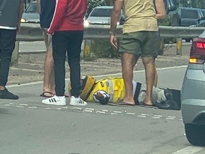 Agente do Ronda no Bairro é vítima de acidente na Ponte Divaldo Suruagy