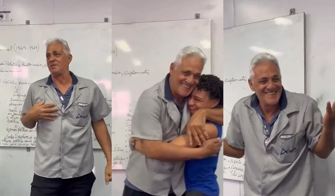 Porteiro se emociona com convite para ser padrinho de formatura