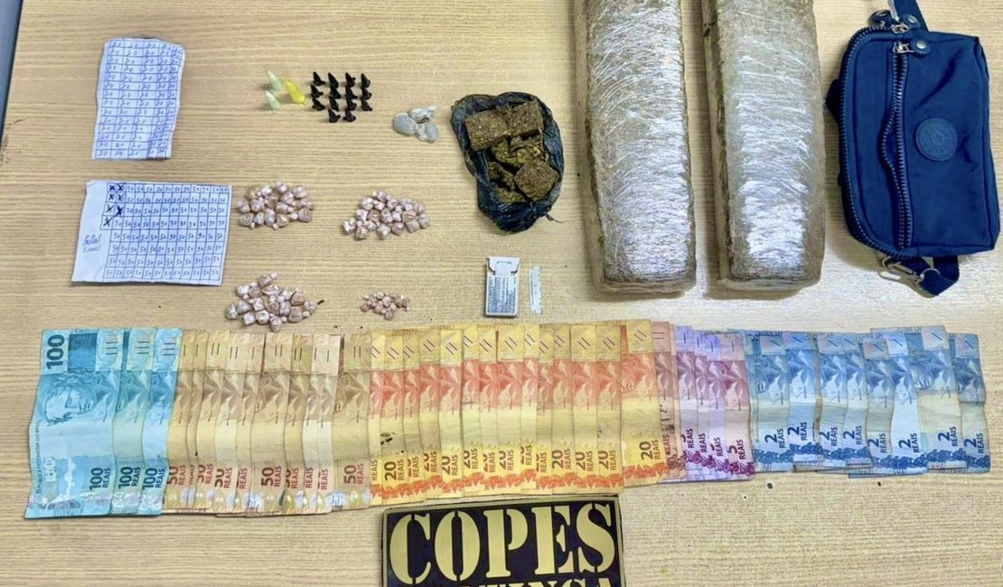 Policiais militares da Copes prendem traficante de drogas em Cacimbinhas