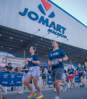 Jomart Run mobiliza mais de 800 atletas profissionais e amadores em Arapiraca
