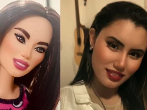 Jovem se surpreende com boneca igual a ela: 'Sósia em forma de Barbie'