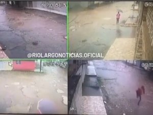 Câmera de segurança registra assalto no bairro do Forene