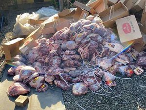 PM resgata duas vítimas de sequestro e carga roubada de carne