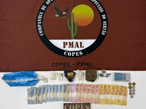PM apreende 29 armas de fogo e 11 kg de drogas na última semana de maio em Alagoas
