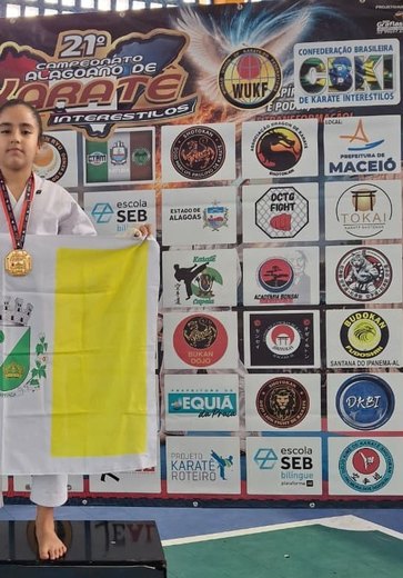 Vitória é campeã no Kata no 21º Campeonato Alagoano de Karatê Interestilos