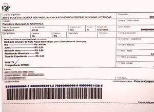 Impostos só podem ser pagos na Caixa Econômica e em casas lotéricas 